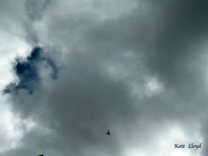 After weeks of clouds and rain...
