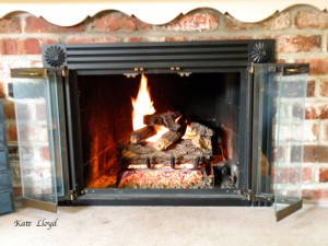 Kitchen-Fireplace