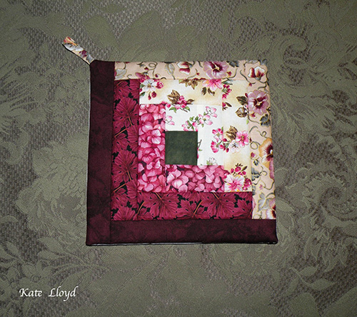 Amish-made potholder from Lancaster County