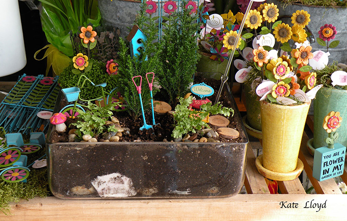 This whimsical planter caught my eye.