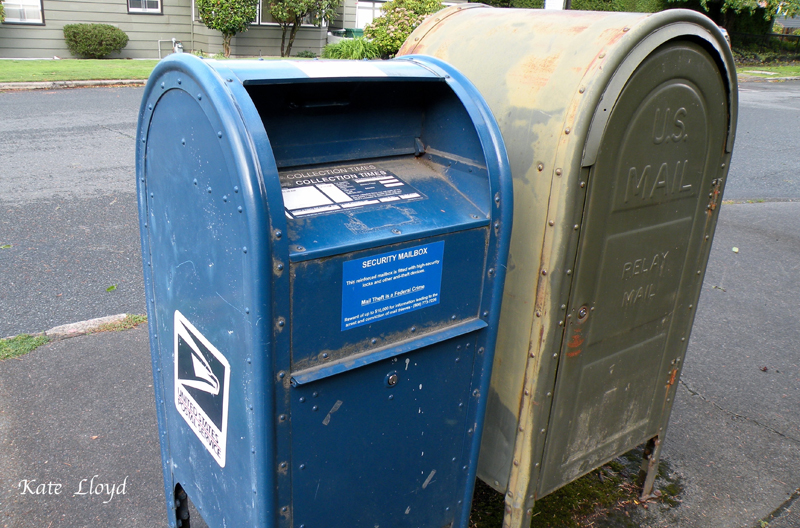 I walk to these mailboxes often.