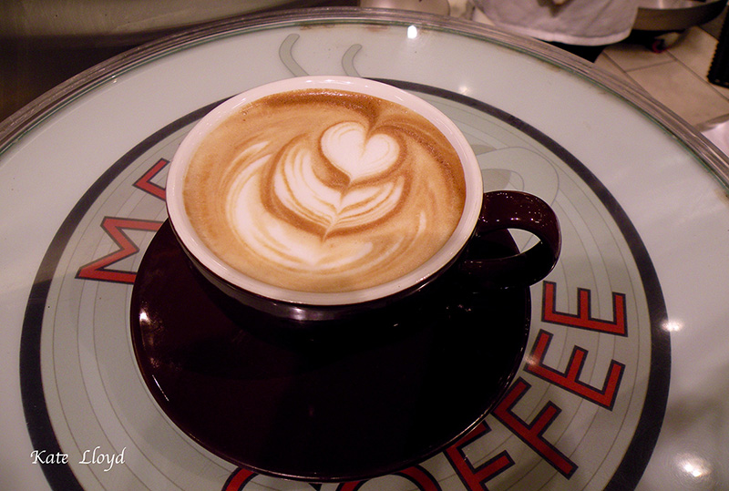 A whiff of coffee wakes me up faster than an alarm clock & puts me in a better mood.