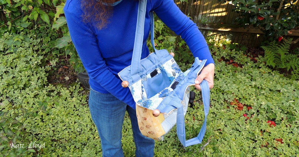 Amish quilted pocketbook