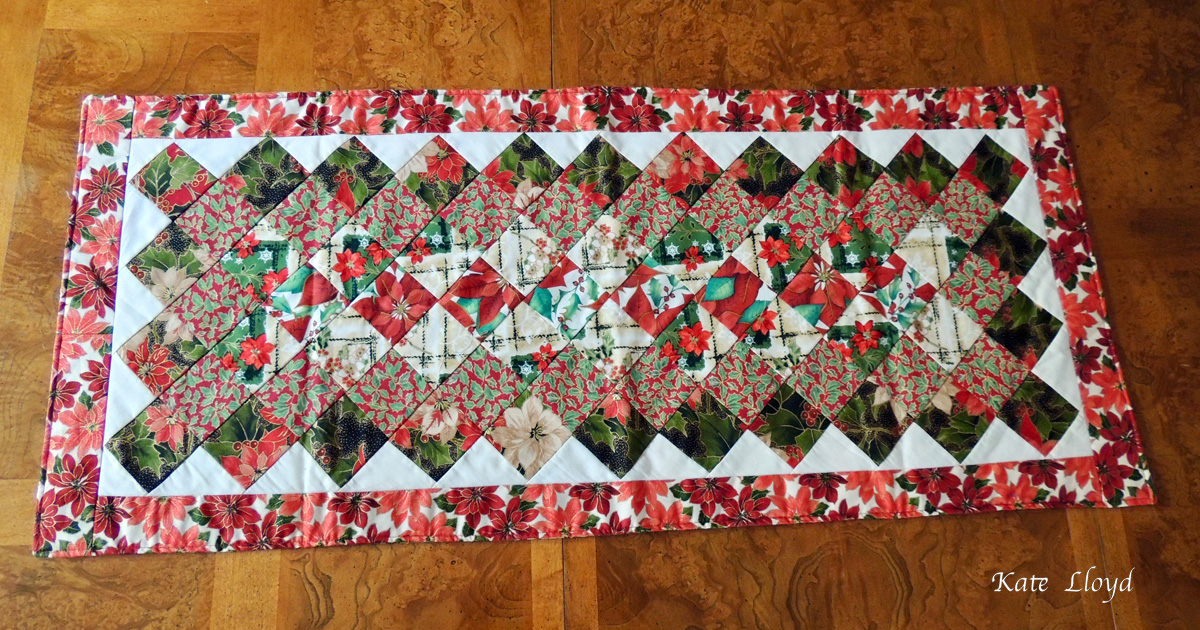 Enter to win this gorgeous two-sided Amish-made 36” X 16” table-table runner made