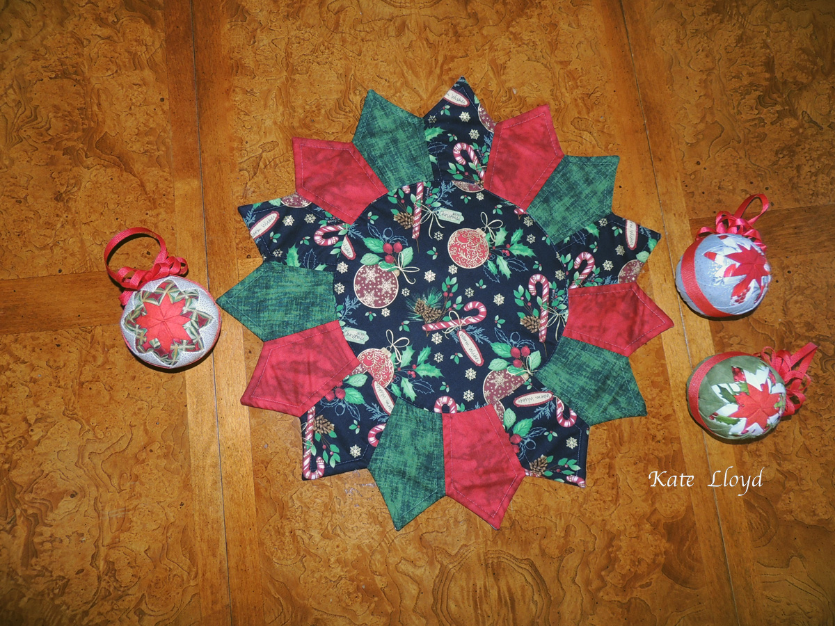 Enter to win this beautiful Amish-made table topper and 3 Amish-made ornaments from Lancaster County