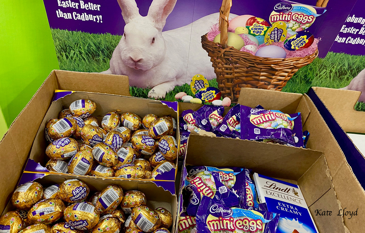 The store is getting ready for Easter!