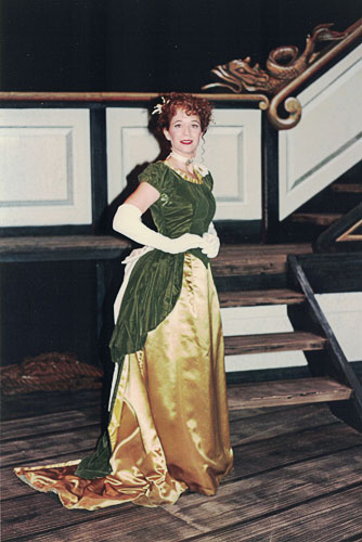 Kate Lloyd performing in the Gilbert & Sullivan choir