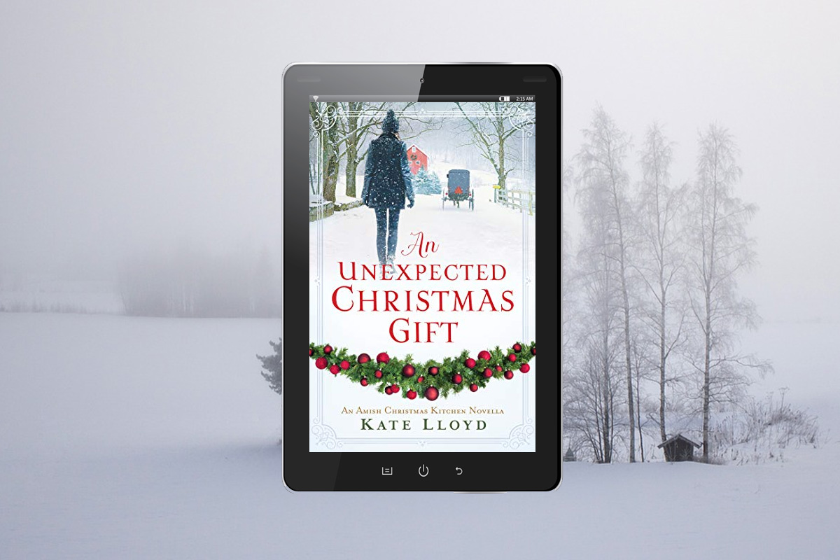 An Unexpected Christmas Gift's cover captures the cold of Pennsylvania in the winter