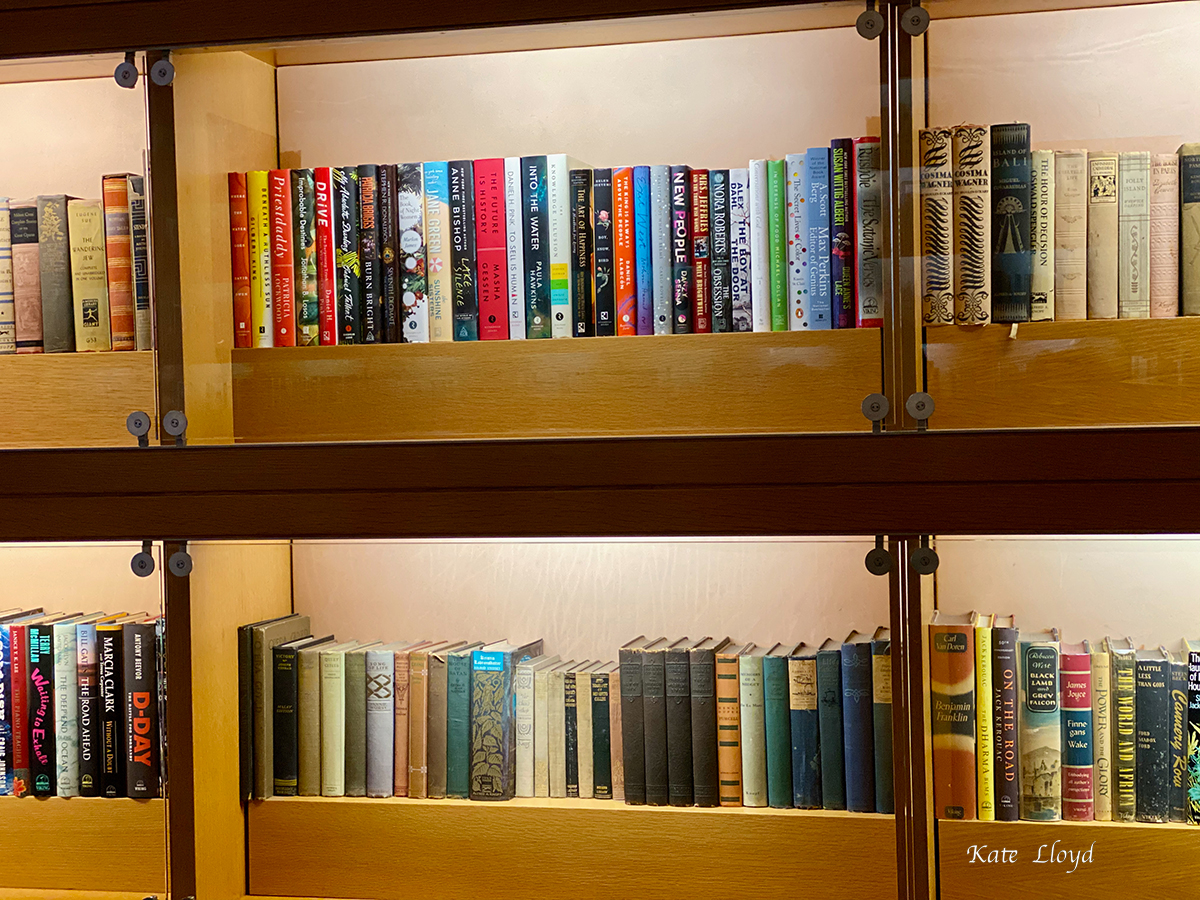 Whenever I see books I stop to admire them!