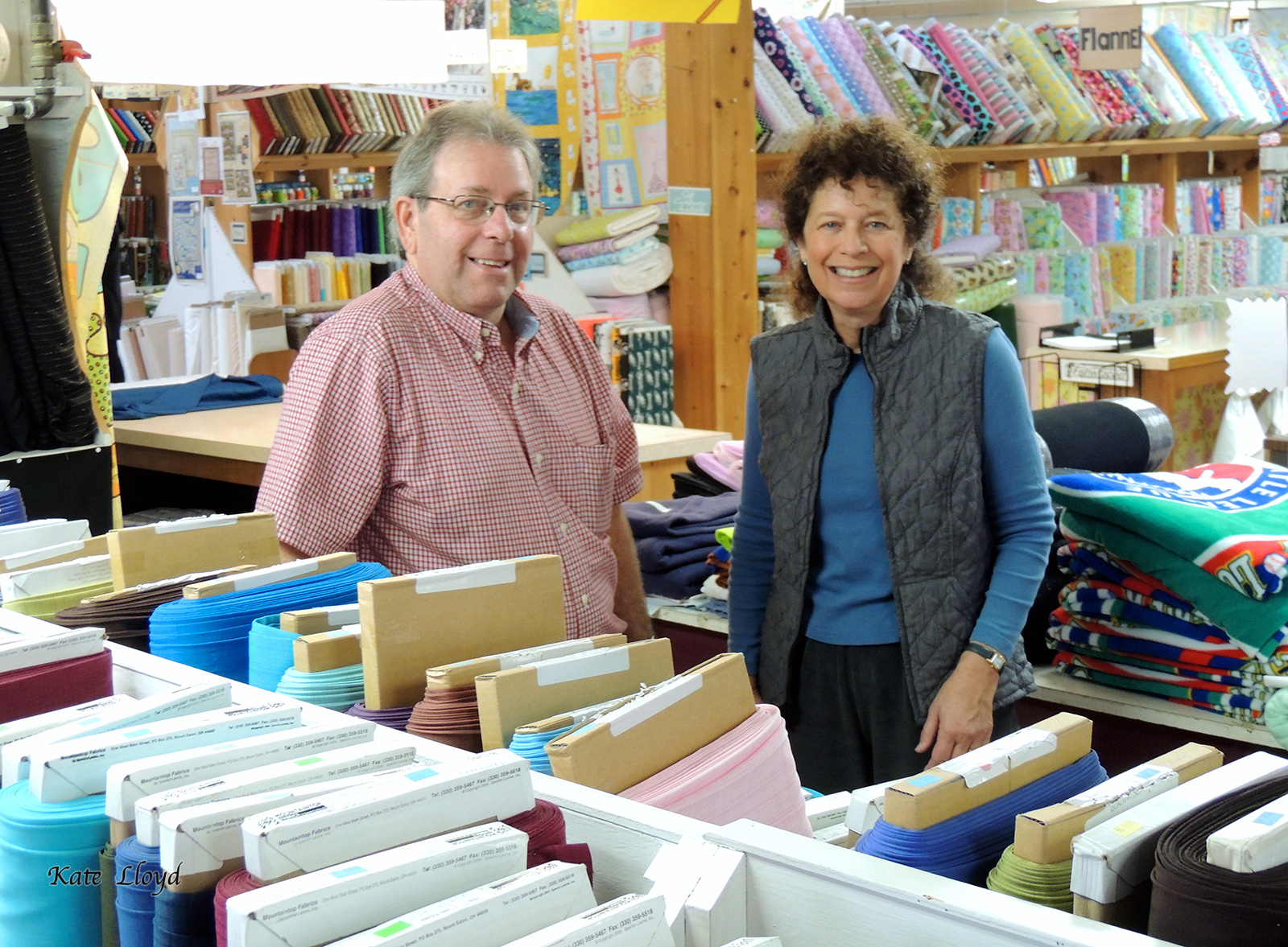 A fun visit with Herb in Zook’s Fabric in Intercourse, Lancaster County.