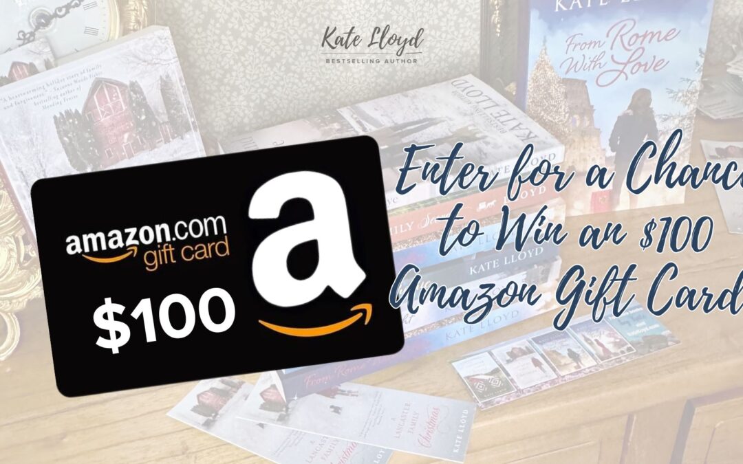 Kate’s Newsletter and Giveaway!