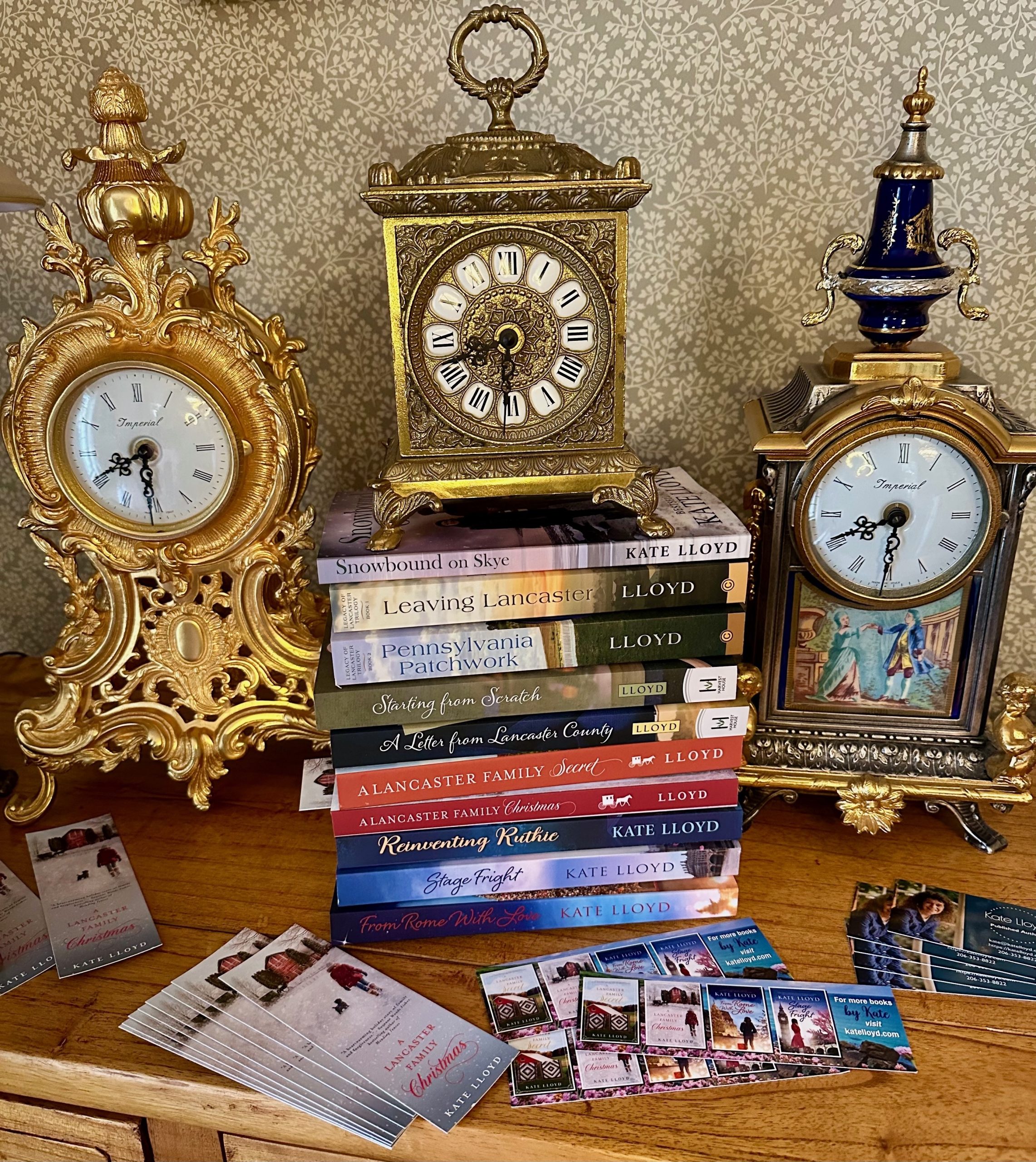 Fall graphic with Kate Lloyd books